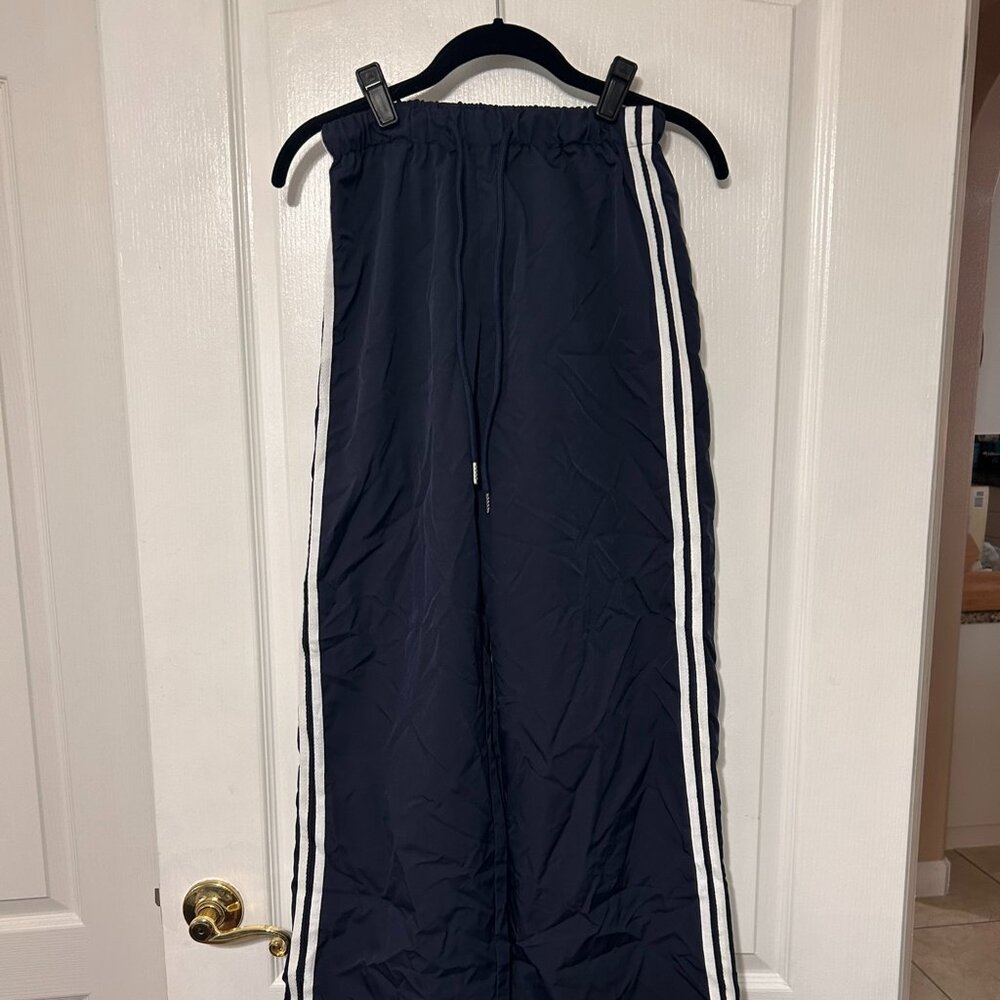 NWT Shein EZ Wear Wide Leg Track Pants workout pants size small